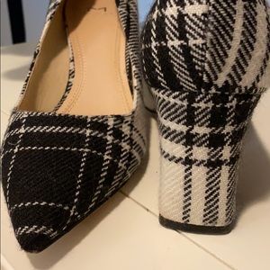 Marc Fisher plaid pumps